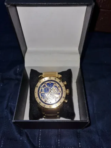 Relogio Bulgary dourado