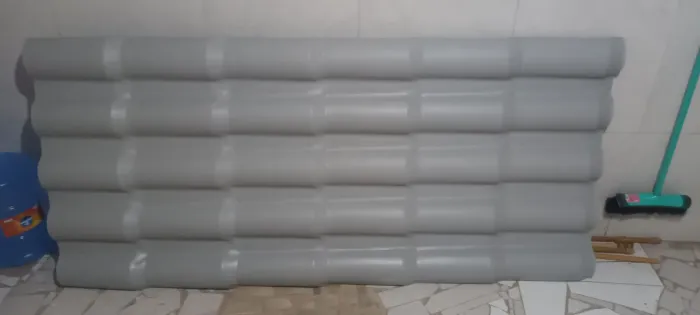 TELHA PVC COLON CONCRETO CINZA TAM 0,86X 1,97 M