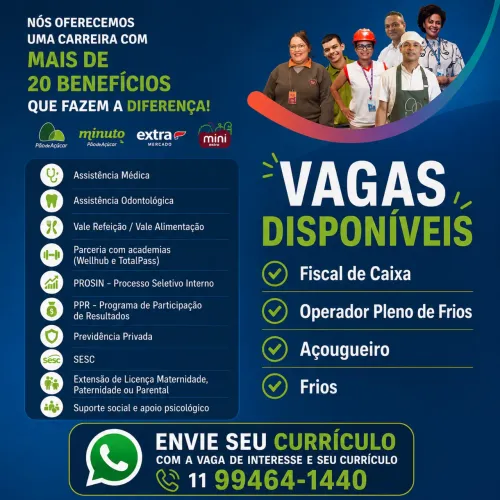 ? Vagas disponíveis - Zona Norte | GPA