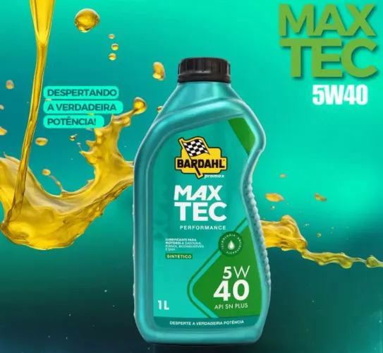 Óleo de Motor Bardahl 5W40 API SN Maxtec Performance S Sintético - BARDAHL