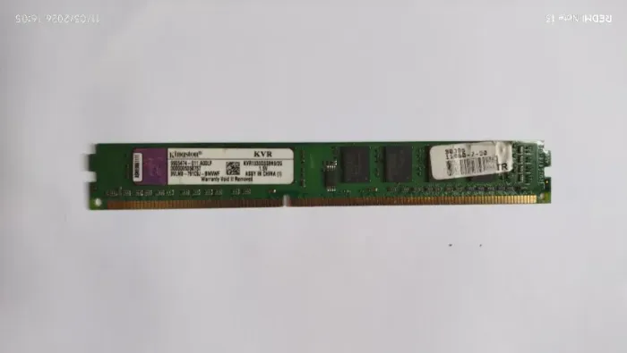 Memória Ram Kingston 2gb Ddr3 1333mhz Desktop Kvr1333d3s8n9/2g