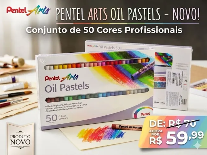 Giz Oil Pastels 50 cores