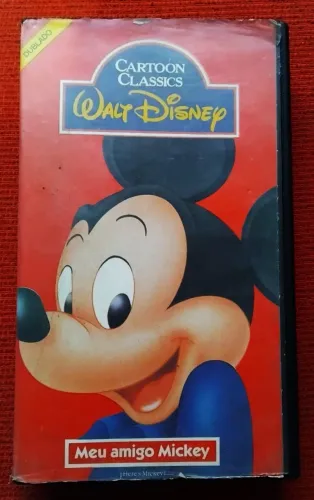 Fita VHS Classicos Walt Disney Meu Amigo Mickey (sem mofos)