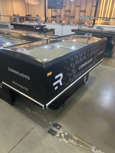 Ilha para congelados 2m - Refrimate - Pronta entrega