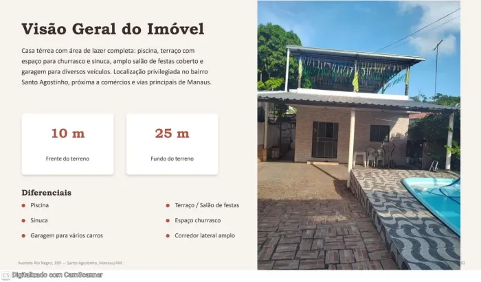 Casa com piscina próximo a ponta negra