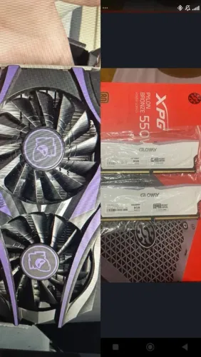 Kit RX 5500 XT + 16GB RAM ABYSS RGB + FONTE 550W XPG PYLON