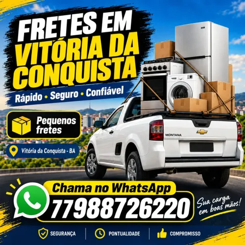 PRECISOU DE FRETE? CHAMA!
