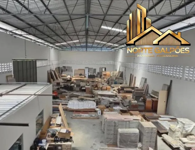 GALPÃO/ARMAZÉM 850m² COM PÁTIO AV:NILTON LINS  ENTRADA  PRA CARRETAS  MANAUS