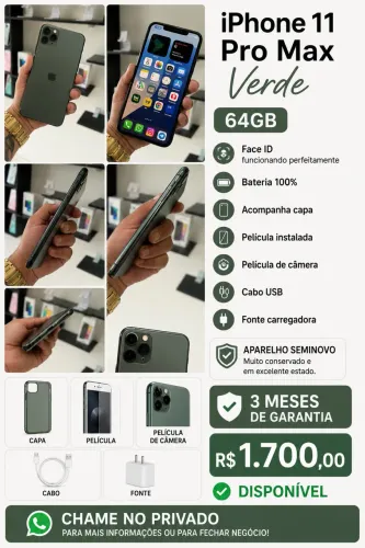 iPhone 11 Pro Max Verde