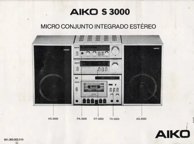 Manual de Instrução Micro System Aiko S3000 (Arquivo em PDF)