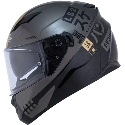 Capacete LS2 FF320 Stream Evo Sukeban - Tamanho 58 / 60 (Com Espuma Extra)