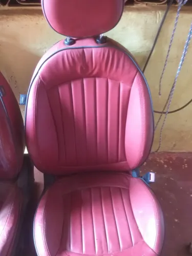 Bancos em couro do mini cooper top **