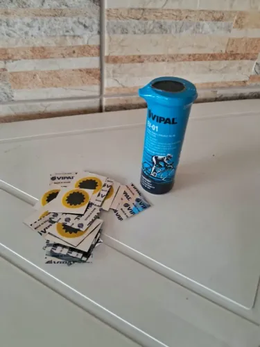 Kit Remendo Bike Pneu de Moto de Bicicleta Vipal + Remendos Estrela Reparo Pneu Moto Câmar