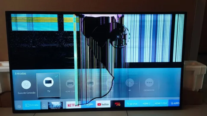 TV Samsung com defeito 