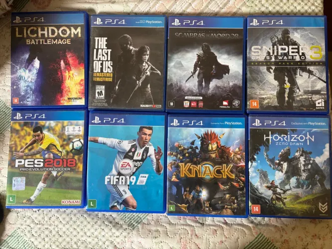 JOGOS PS4 MÍDIA FÍSICA