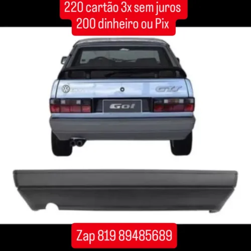 Para-choque traseiro novo gol quadrado g1