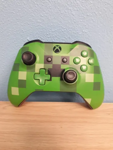 Controle Sem Fio XBOX Edição Especial Limitada Minecraft Creeper Raridade Para Gamers