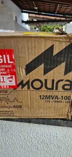 Bateria Estacionária Moura 12v 100Ah