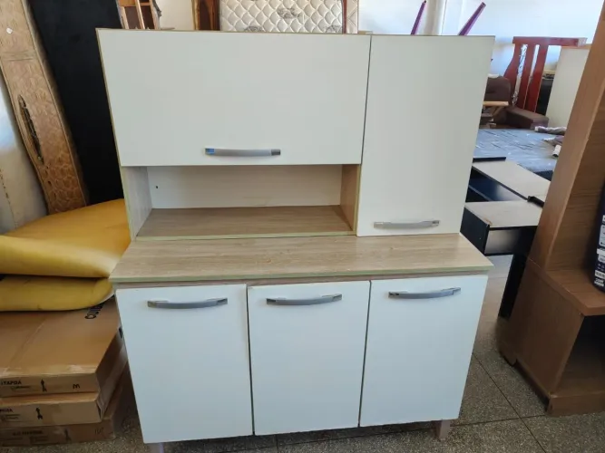 Balcão e aéreo de MDF bem conservado ((ENTREGO GRATIS))