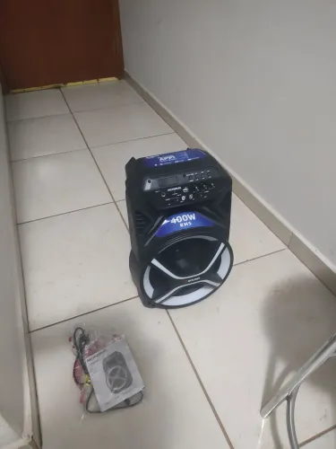 Caixa som residência moldial bivolt 400rms