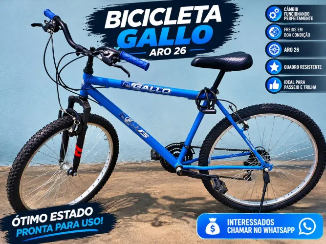 Bicicleta semi nova