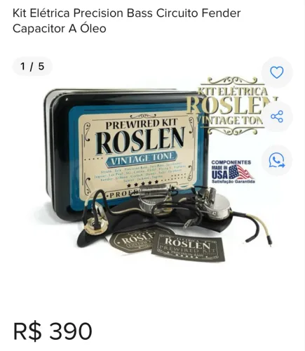 Vendo kit upgrade para Baixo precision bass