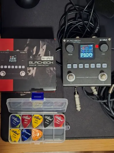 Pedaleira Blackbox M-VAVE Modulador AMP Multi-Efeitos