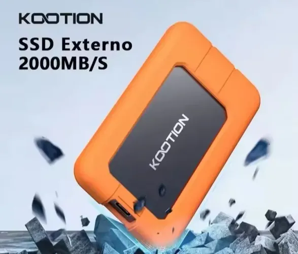 SSD Portátil 512gb Kootion USB-C 2000mbps