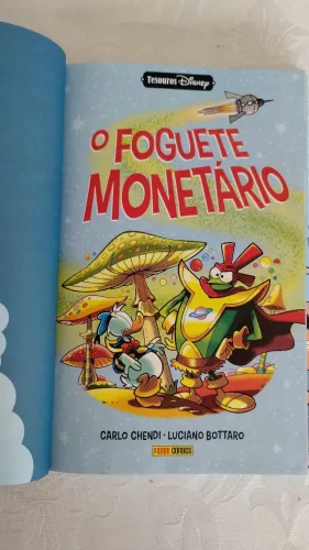 O foguete monetário tesouros Disney