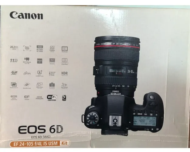 Câmera Digital profissional Cânon EOS 6D WG