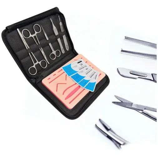 Kit de Sultura Avançado Pele Silicone Simulador Treino