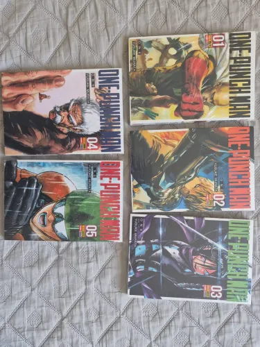 Mangás one punch man 1 ao 5