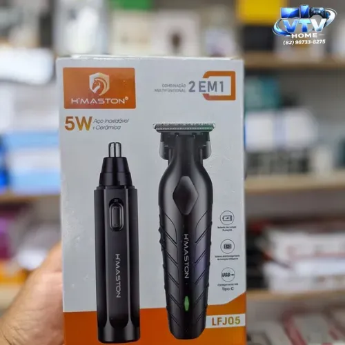 Maquina de Cortar Cabelo hmaston 2 em 1 + Entrega Grátis 