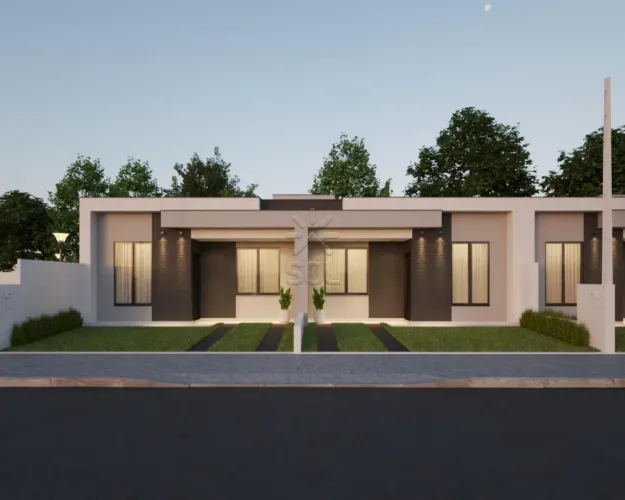Casas novas à venda no Condomínio Recanto Verde, Lancaster - Foz do Iguaçu/PR