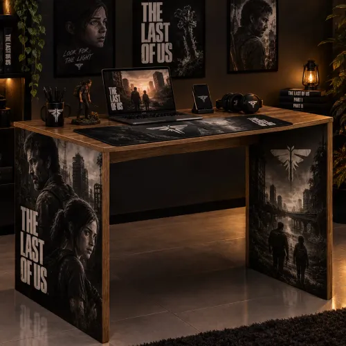 MESA GAMER PERSONALIZADA (GTA6, TLOU, E MUITOS OUTROS)