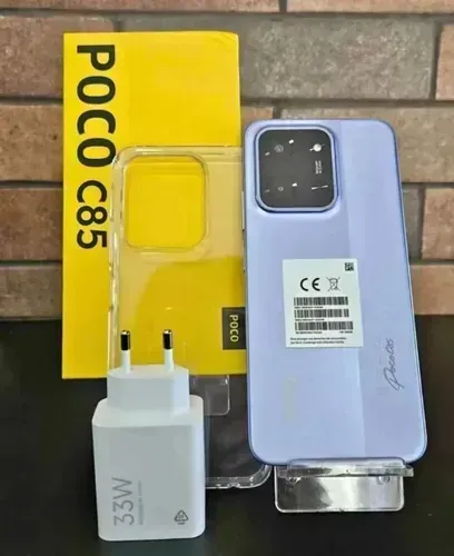 XIAOMI POCO C85 128GB/6GB RAM - APARELHO CELULAR NOVO COM GARANTIA