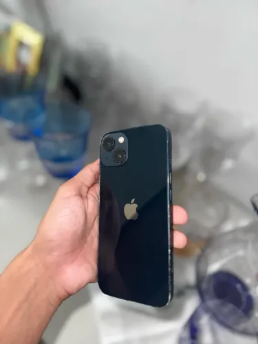 iPhone 13 128GB Midnight - Tela Original Trocada - Com Aviso de Peça - Face ID OK