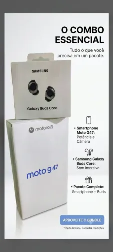 Motorola G47 + Fone buds core