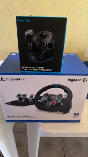 Volante Logitech G29 + Câmbio Logitech