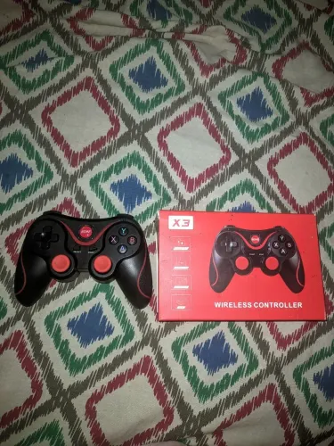 Controle Bluetooth X3 Completo - Cabo + Suporte + Caixa