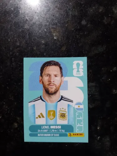 Figurinha da copa do Messi