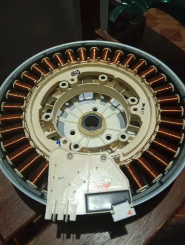Motor estator indutor lava e seca Samsung 