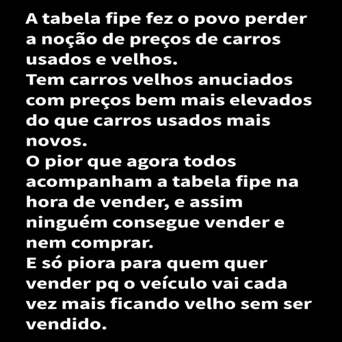 Tabela fipe