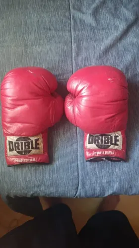 Luva De Boxe Profissional Drible 16 Oz - Vermelha
