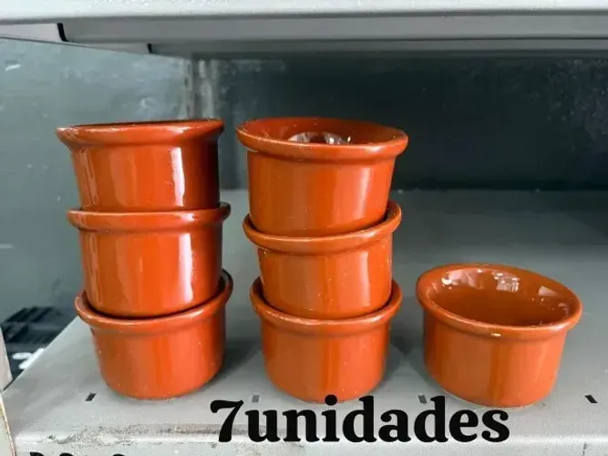 KIT 72 TIGELAS DE BARRO PARA FEIJOADA P M G IDEAL PARA FOGAO A LENHA E FORNO