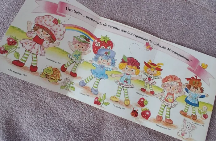 Encarte boneca moranguinho estrela