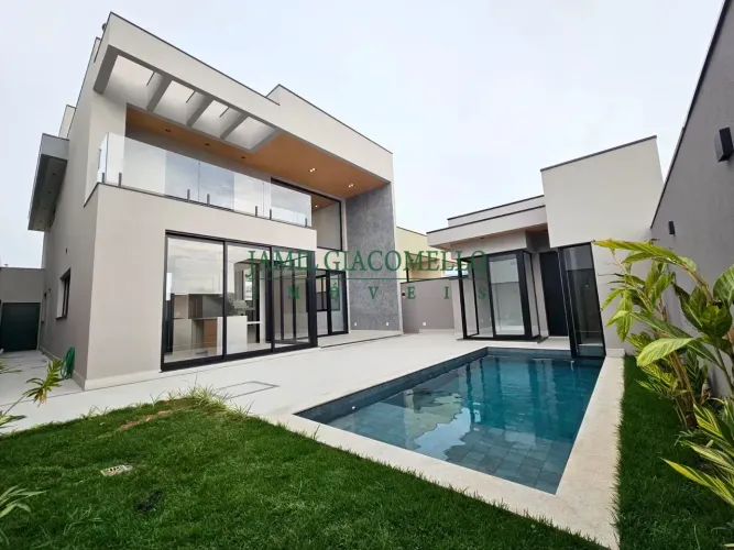 Casa NOVA em condomínio à venda em Jundiaí - Brisas do Lago - 3 suítes, 4 Vagas Excelente