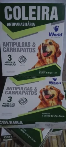 Coleiras Antiparasitárias da World