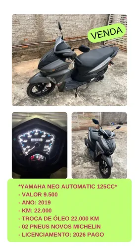 Moto Yamaha Neo Automátic 125cc