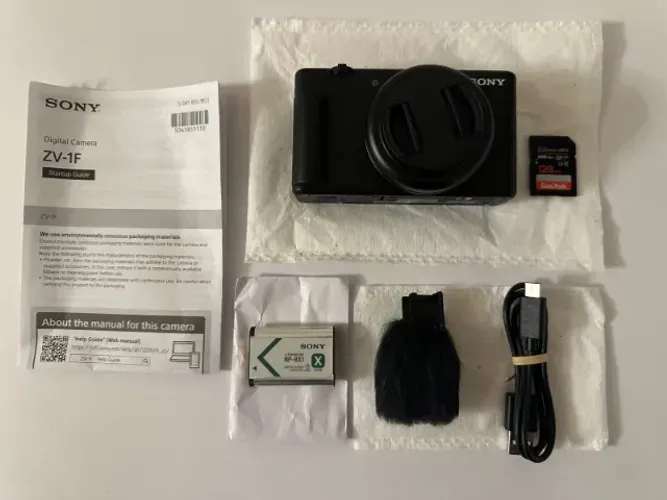Sony ZV-1F Nova Lacrada com Nota Fiscal